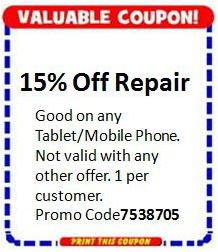Cell phone repair coupon in Houston